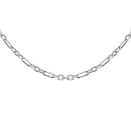 Sterling Silver 2mm Diamond Cut Figaro Chain 18 Inch