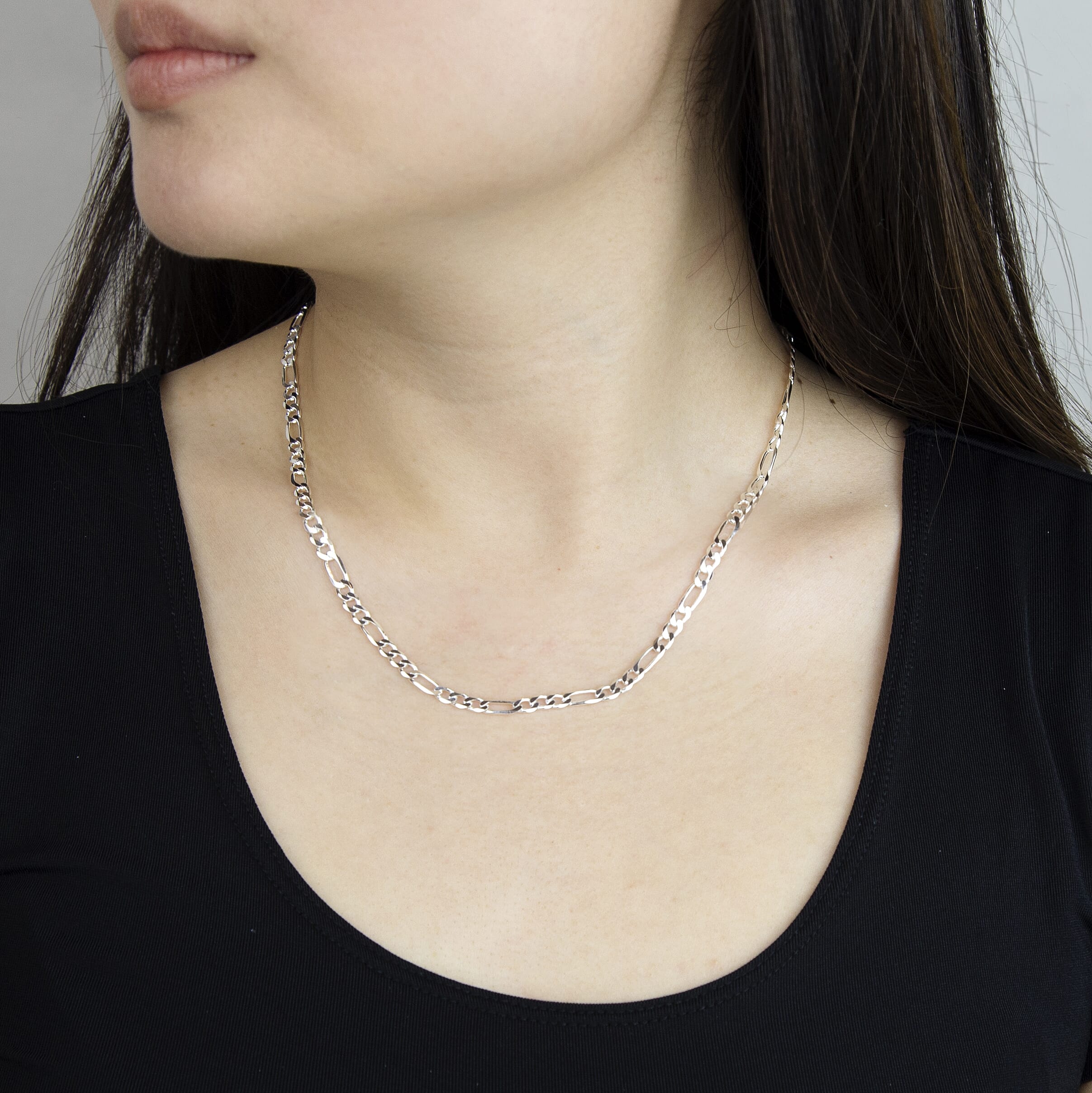 Sterling Silver Chain (Size - 16),  Silver Wt. 8.4 Gms