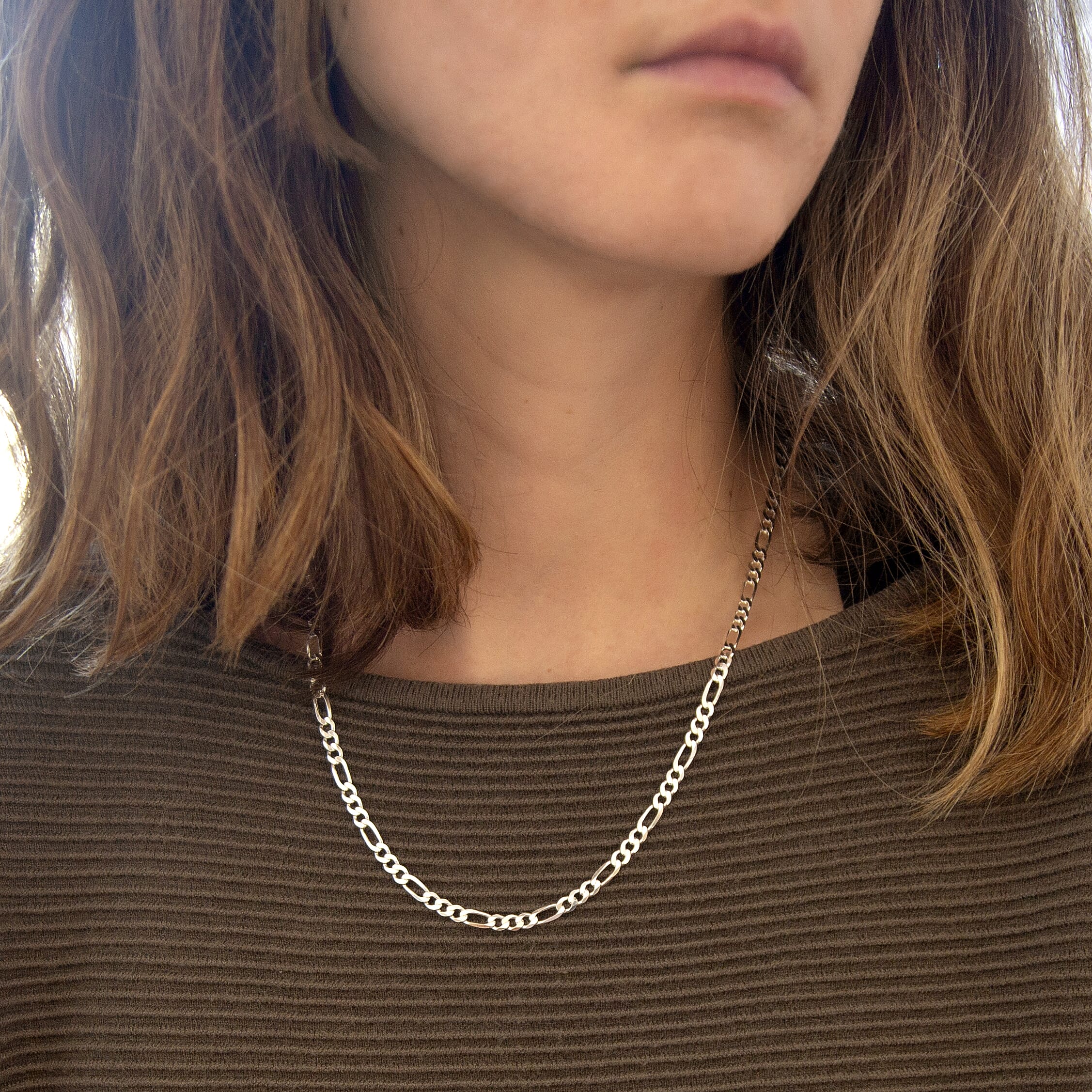 Sterling Silver Chain (Size - 20),  Silver Wt. 10.4 Gms