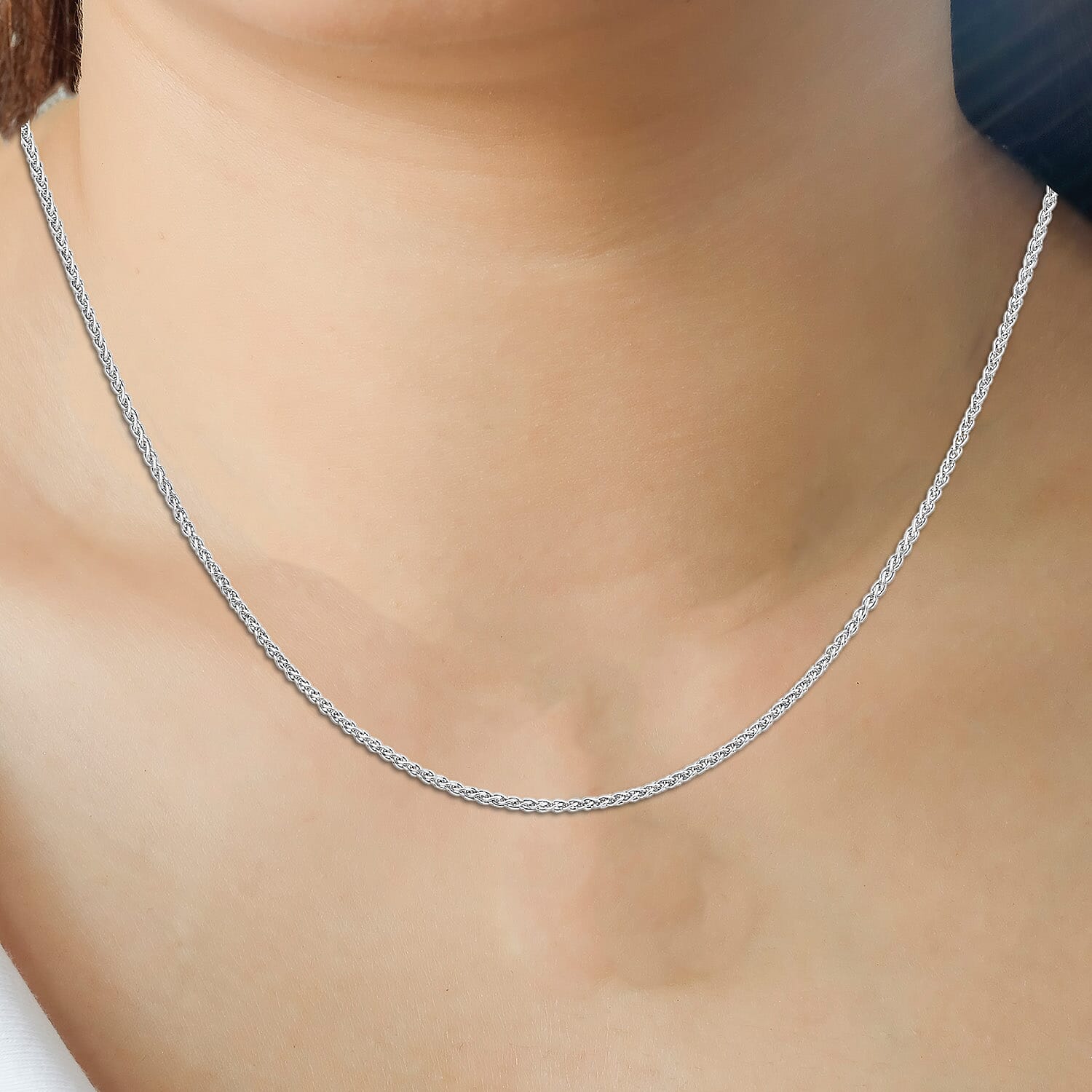 Sterling Silver Chain (Size - 16)
