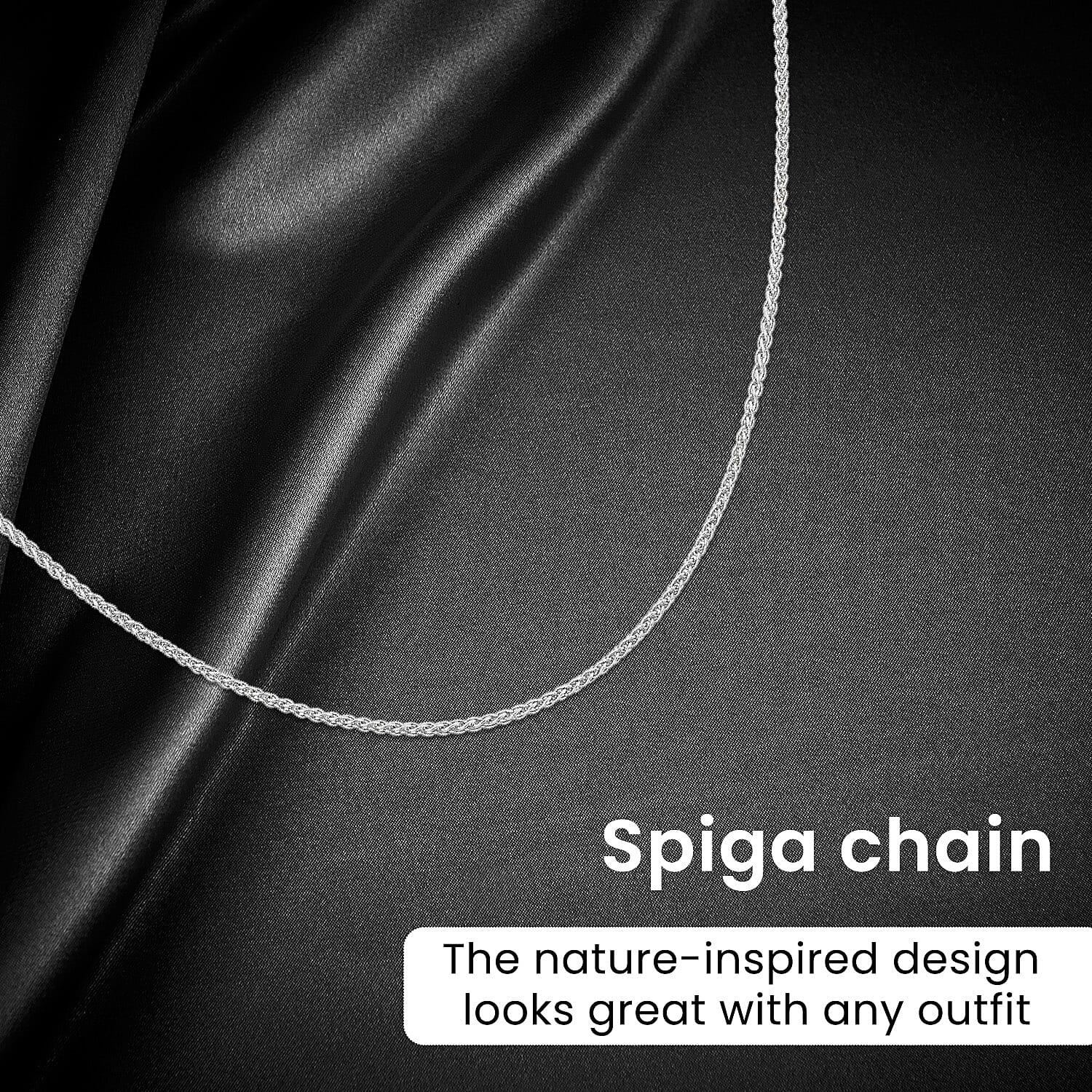 Sterling Silver Chain (Size - 16)