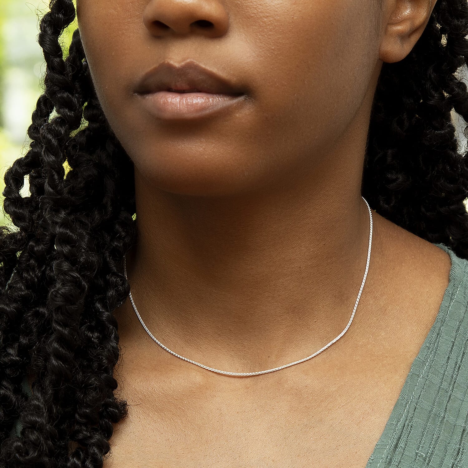 Sterling Silver Chain (Size - 16)