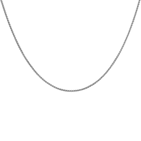 Sterling Silver 1.3mm Spiga Chain 18 Inch Sterling Silver 1.3mm Spiga Chain 18 Inch