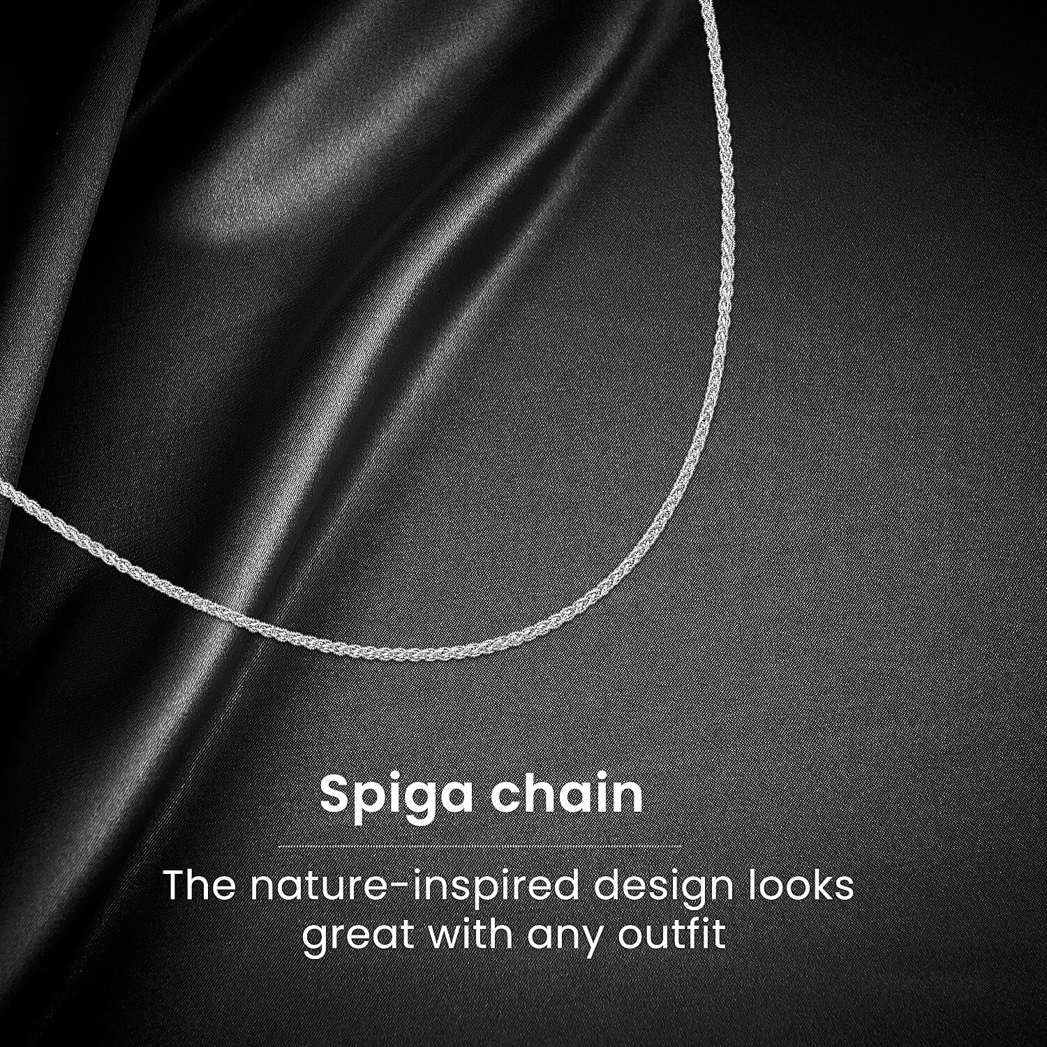 Sterling Silver Chain (Size - 18)