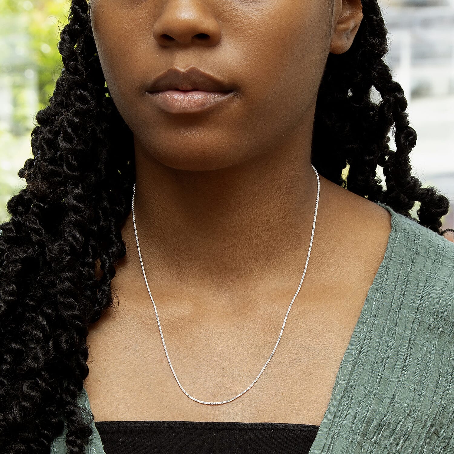 Sterling Silver Chain (Size - 20)