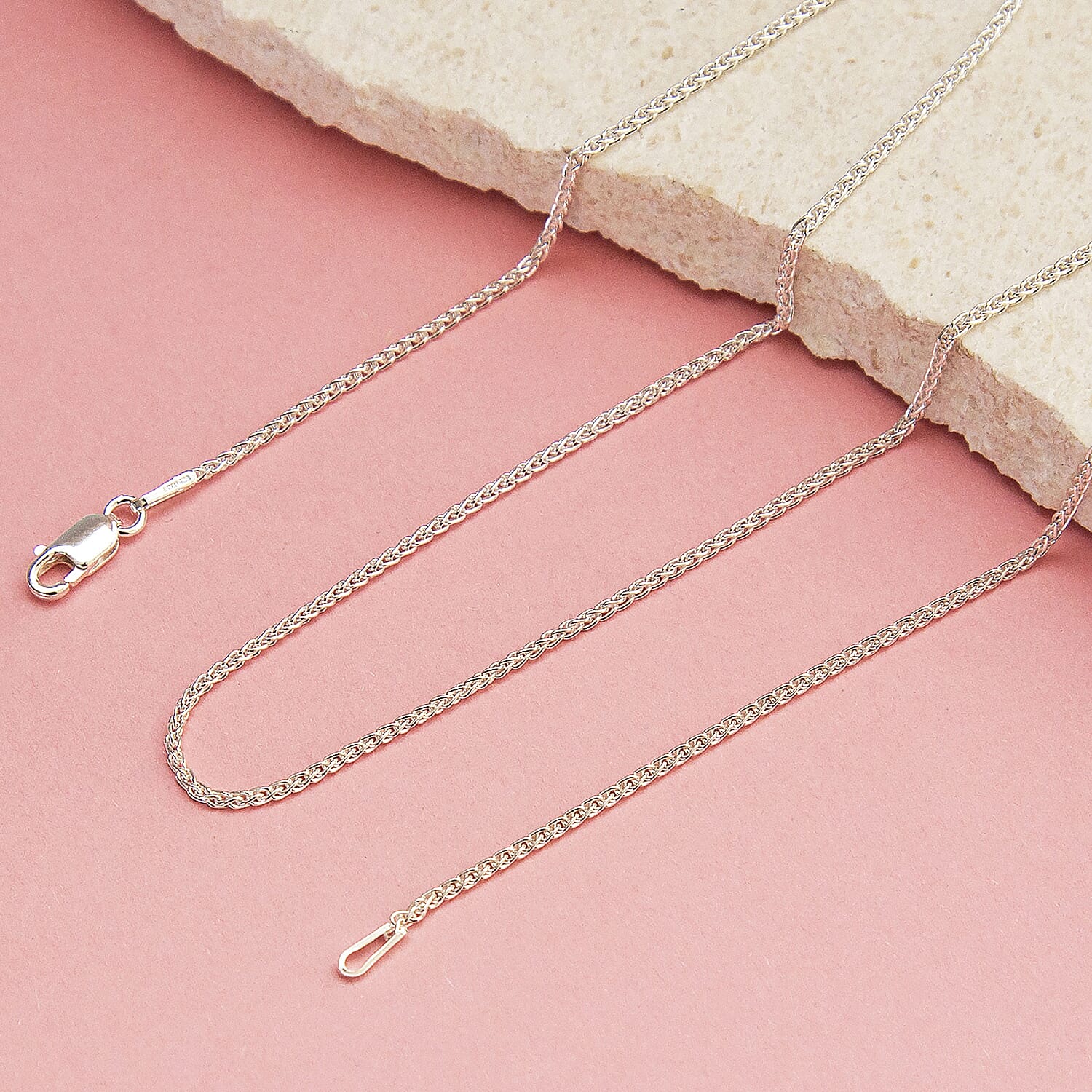 Sterling Silver Chain (Size - 20)