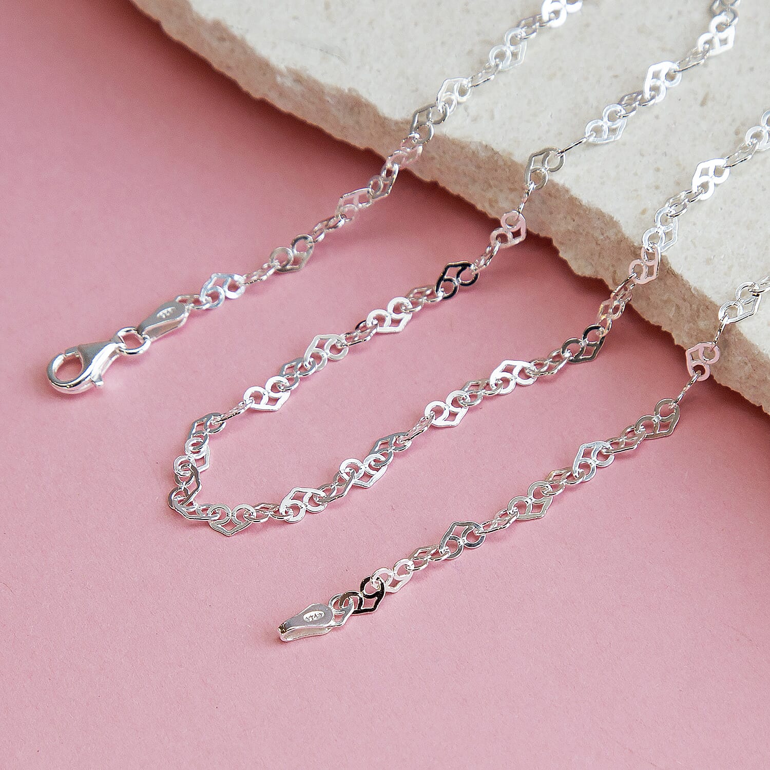 Sterling Silver Chain (Size - 30),  Silver Wt. 6.2 Gms