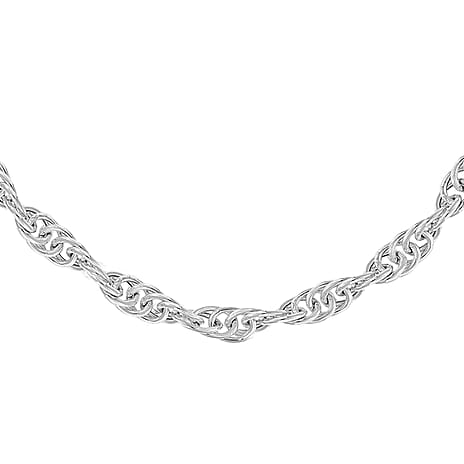 Sterling Silver Chain (Size - 18),  Silver Wt. 11.2 Gms