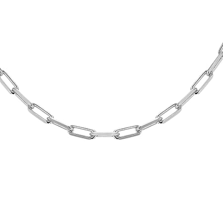 Sterling Silver 2.7mm Paperclip Chain 18 Inch