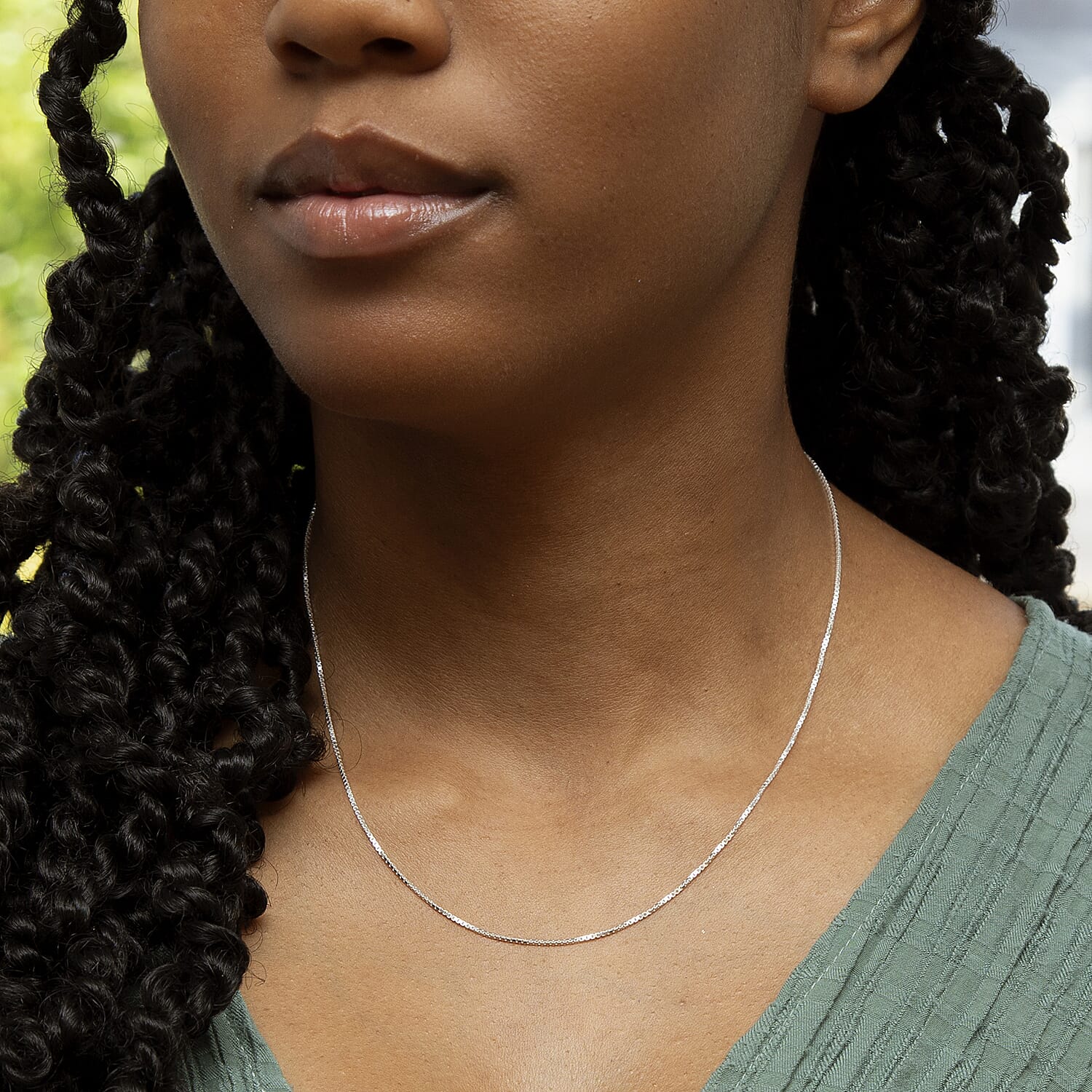 Sterling Silver Chain (Size - 20)