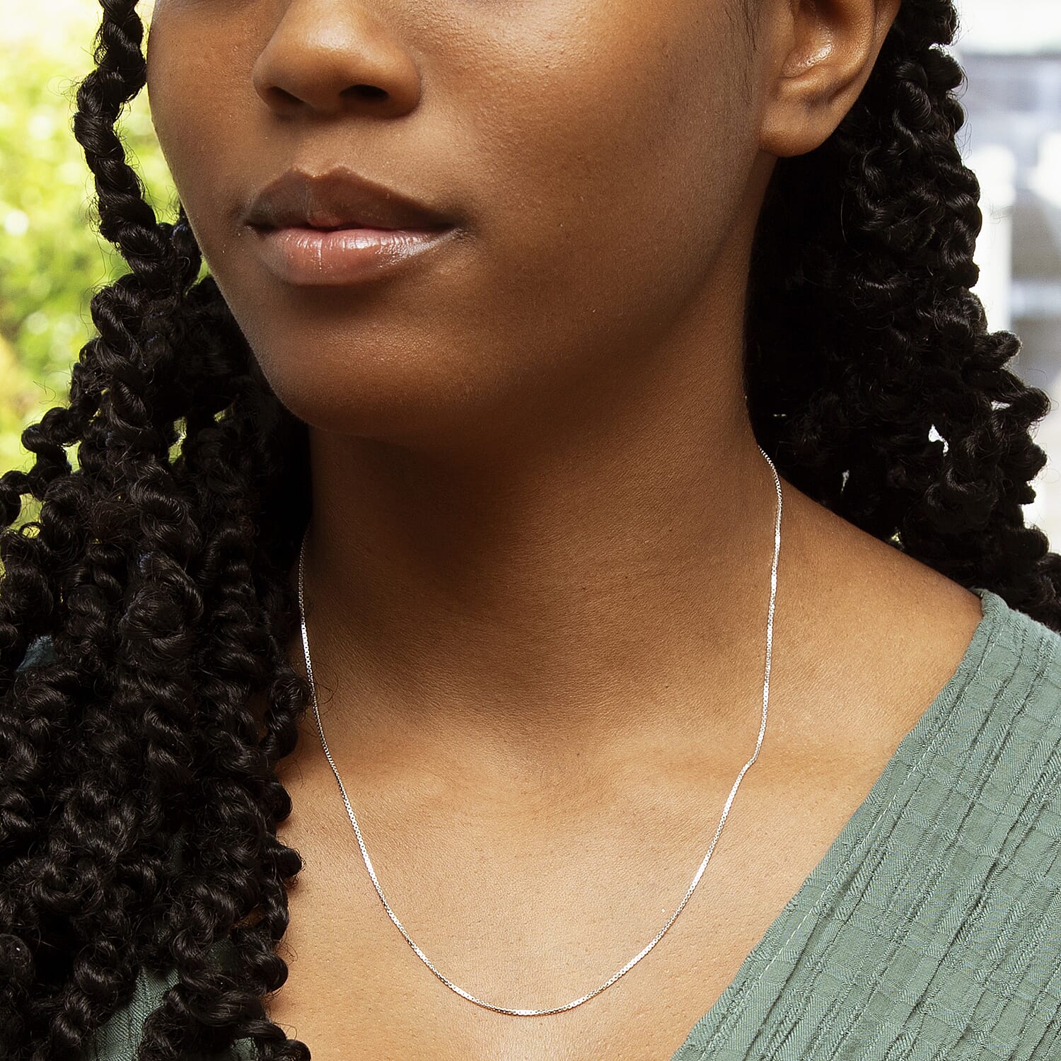 Sterling Silver Chain (Size - 20)