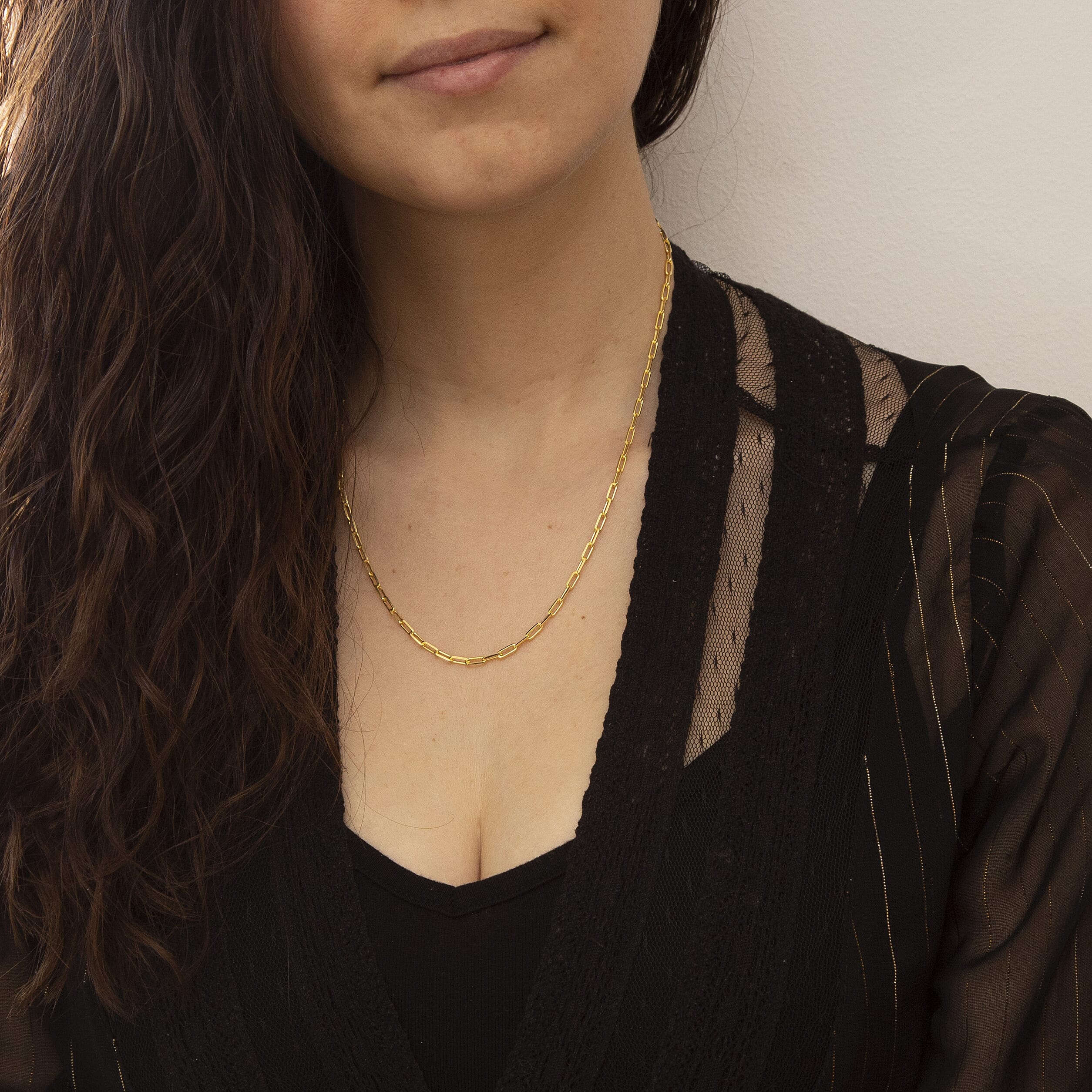 Sterling Silver Chain (Size - 18),  Silver Wt. 5.7 Gms