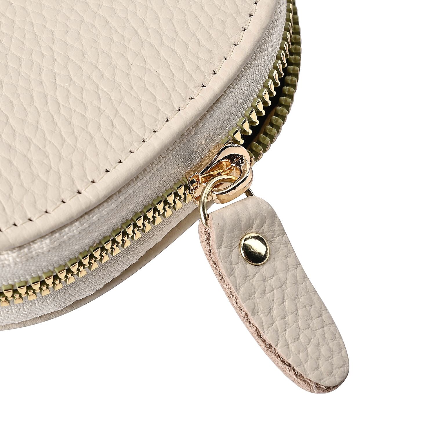 Set of 2 Genuine Leather Card Wallet with RFID Blocking & 10 Card Slots - Orange & Cream