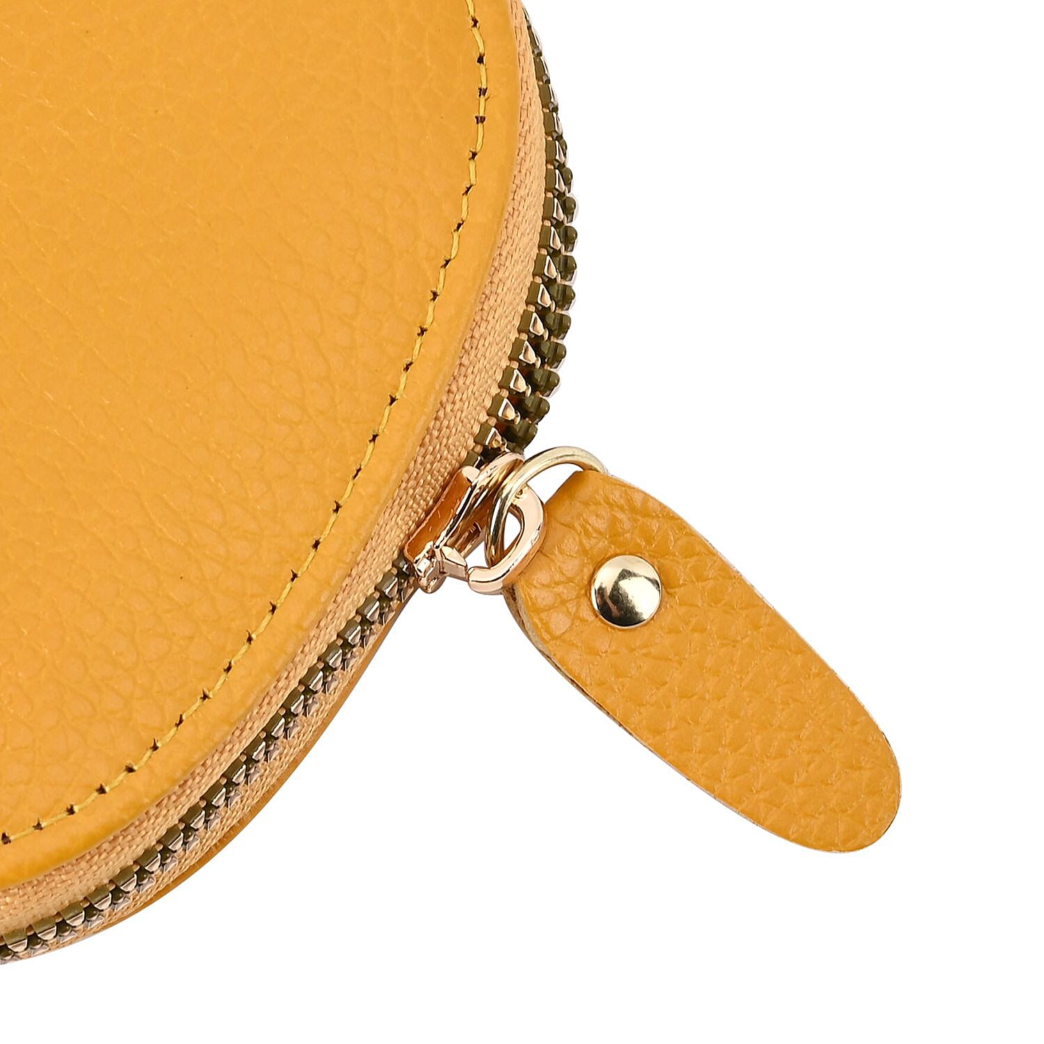 Set of 2 Genuine Leather Card Wallet with RFID Blocking & 10 Card Slots - Yellow & Khaki