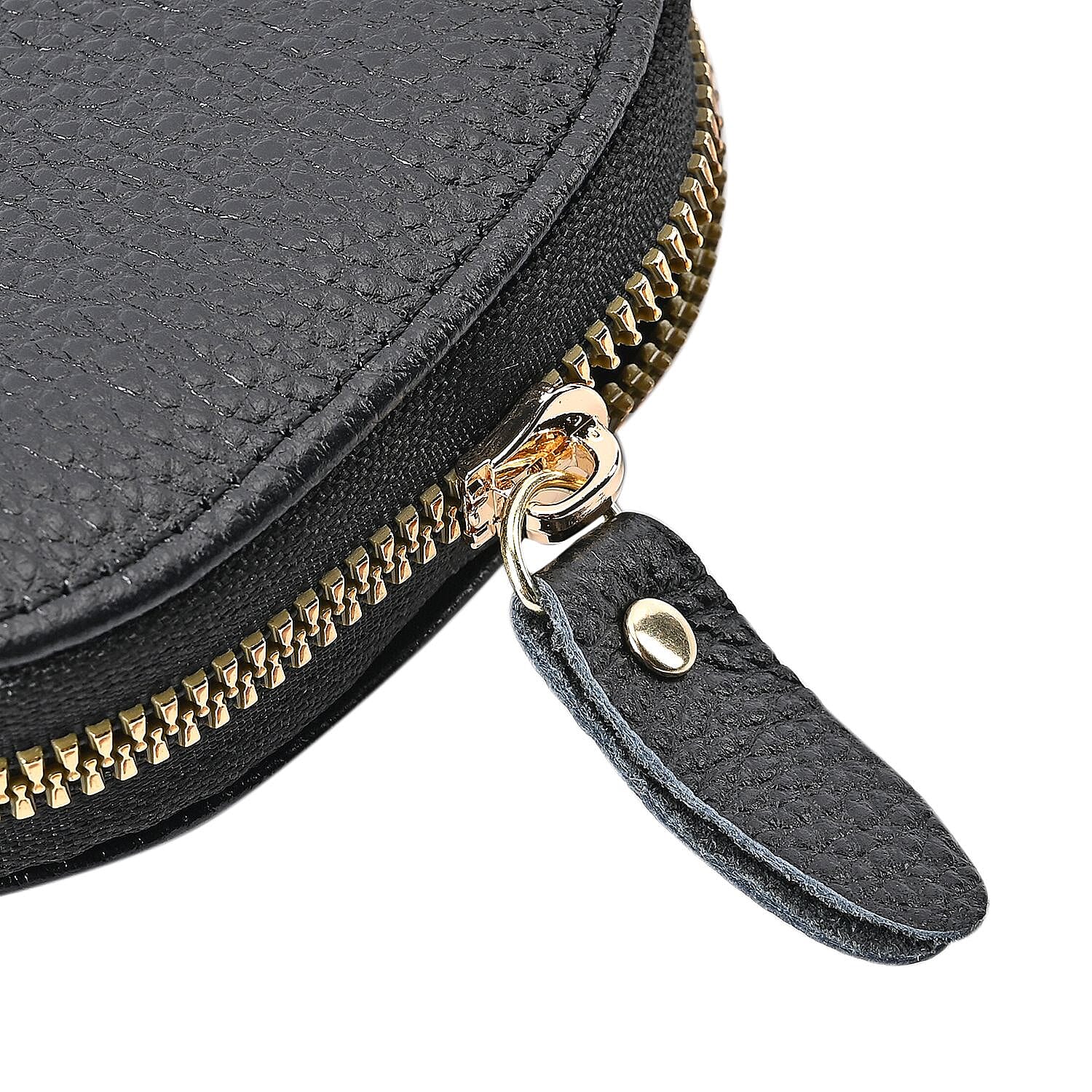 Set of 2 Genuine Leather Card Wallet with RFID Blocking & 10 Card Slots - Green & Black