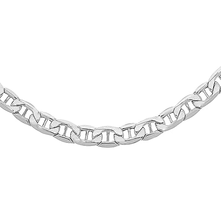 Sterling Silver Flat Rambo Chain 16 Inch