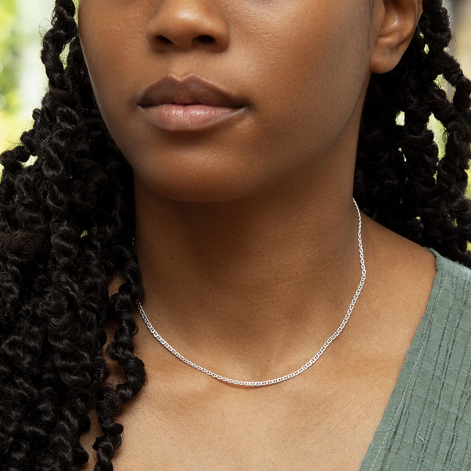 Sterling Silver Chain (Size - 16)