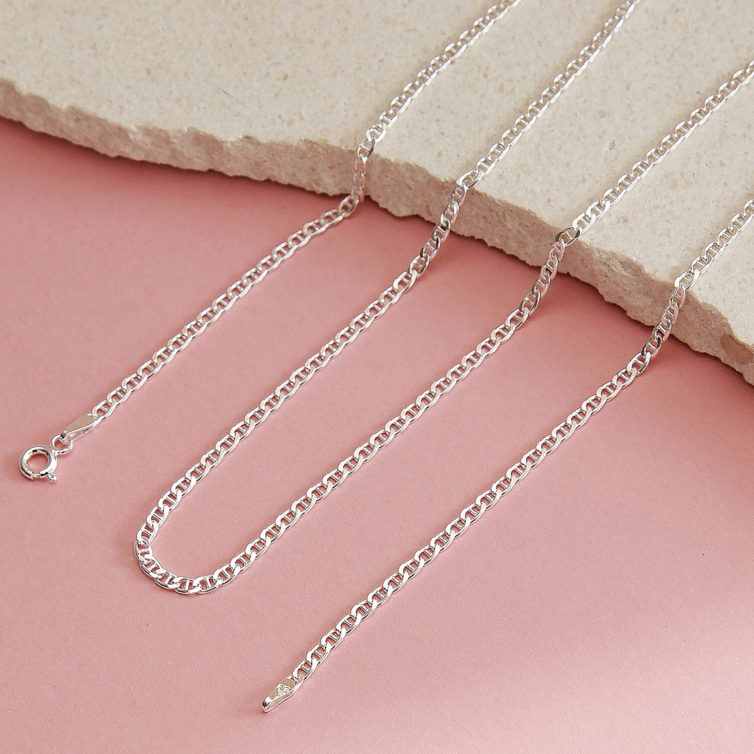 Sterling Silver Chain (Size - 16)