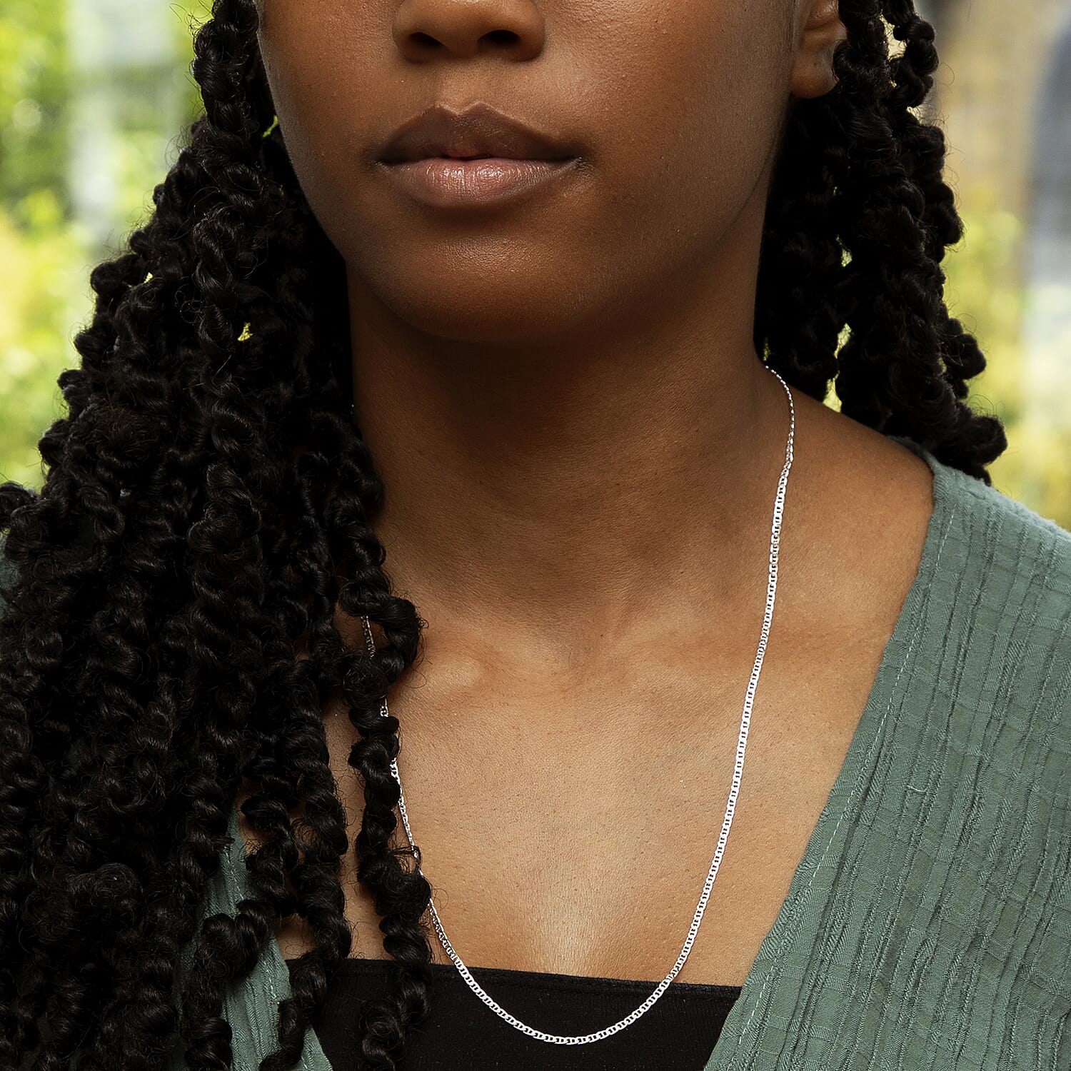 Sterling Silver Chain (Size - 24),  Silver Wt. 5.9 Gms