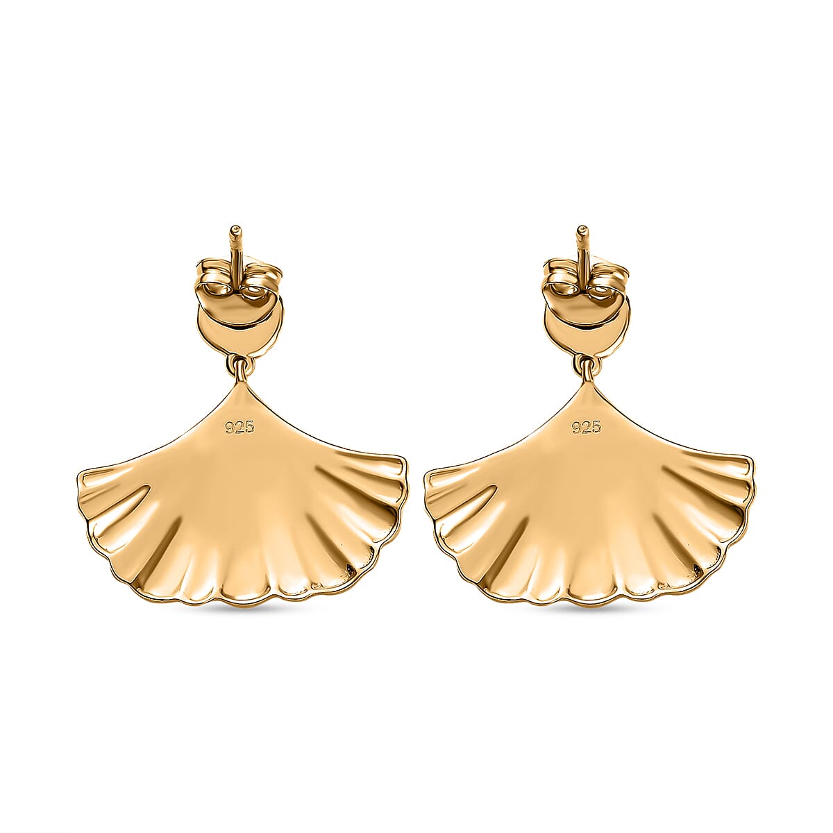 African Ruby  Solitaire Stud Push Post Earring in Vermeil YG Sterling Silver 0.50 ct,  Silver Wt. 7 Gms  0.518  Ct.