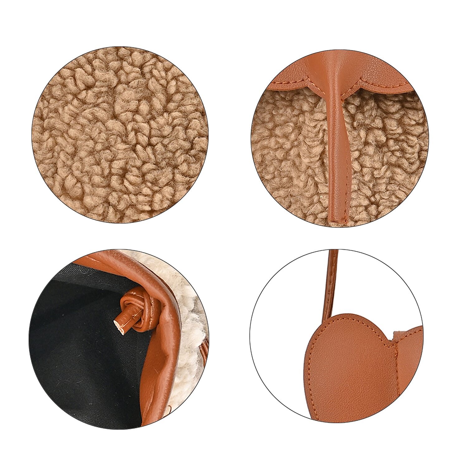 Designer Inspired Elephant Face Faux Leather Crossbody Bag with Long Shoulder Strap - Brown