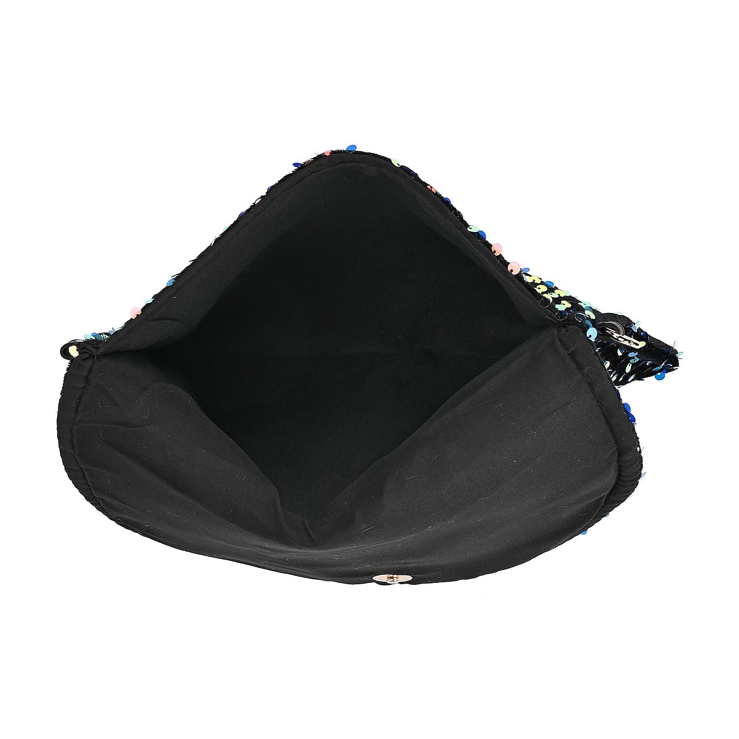  Set of 3 Sequin Bag (Includes Shoulder Bag, Crossbody Bag & Clutch Bag) - Multi