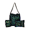 Set of 3 Sequin Bag (Includes Shoulder Bag, Crossbody Bag & Clutch Bag) - Green