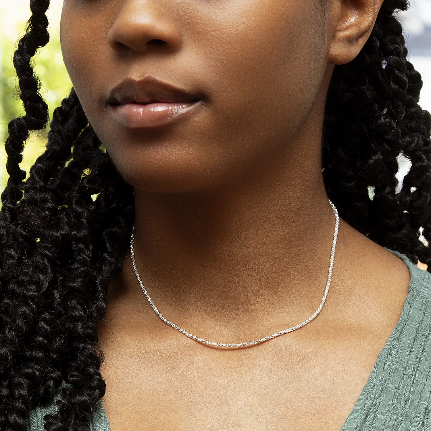 Sterling Silver Chain (Size - 16)