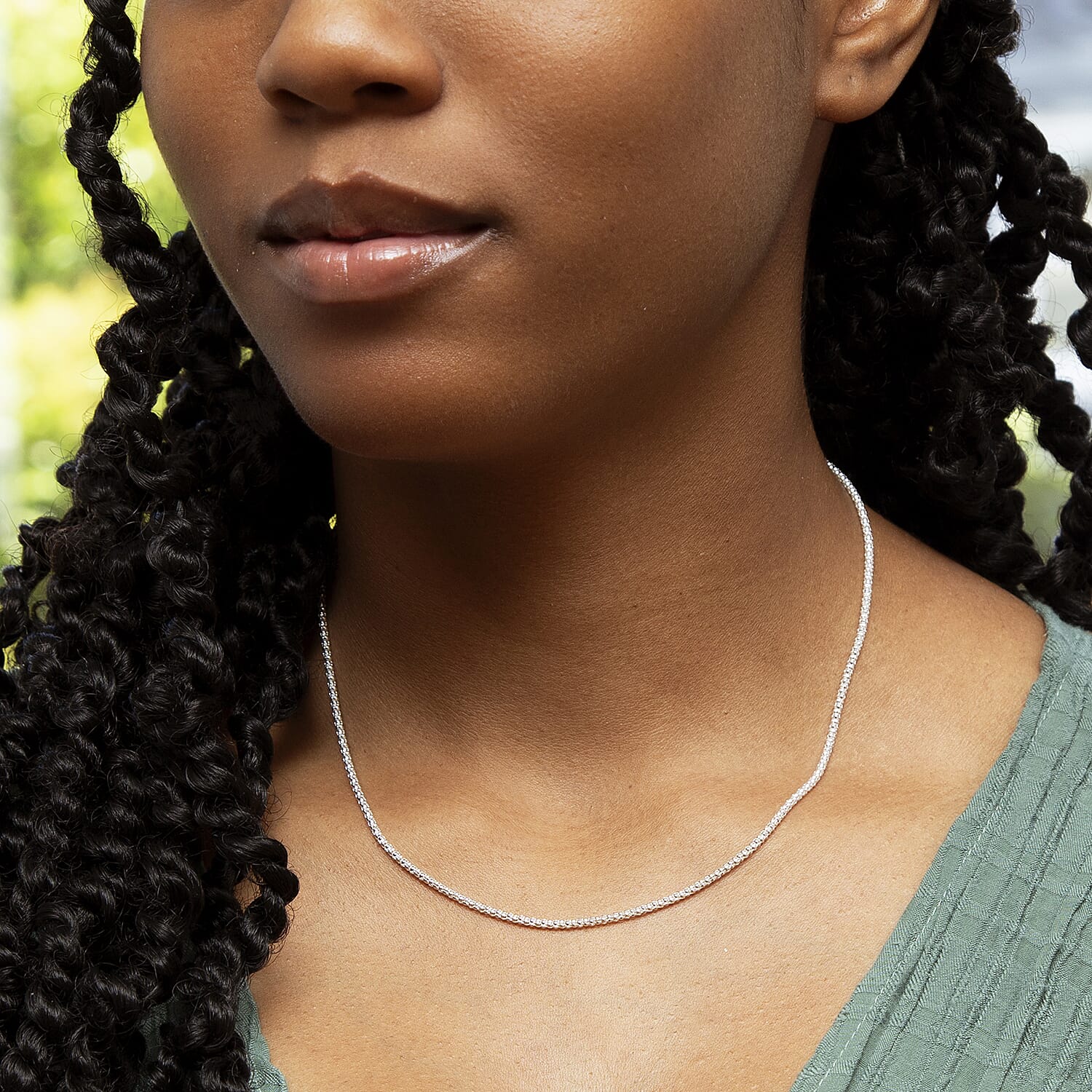 Sterling Silver Chain (Size - 18)