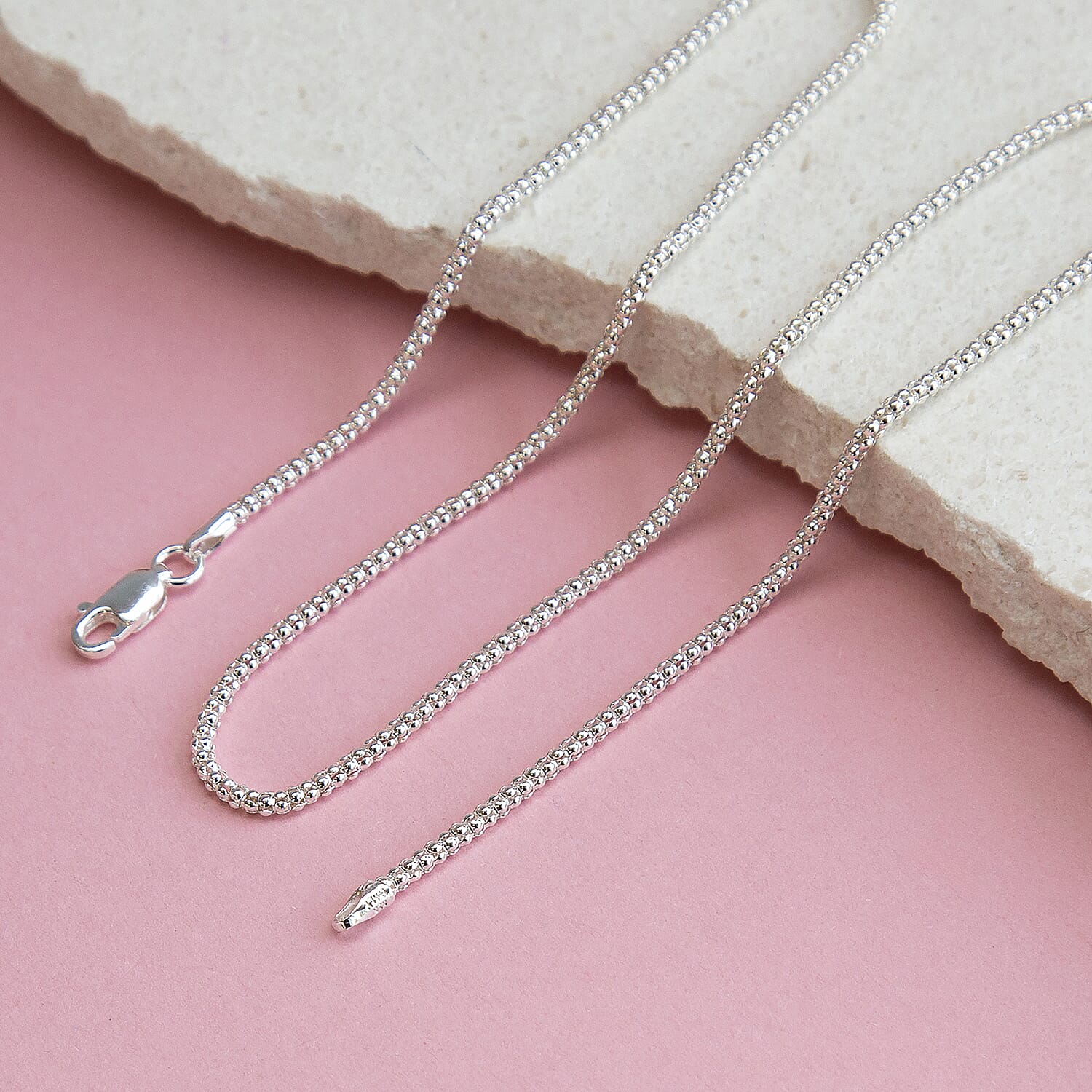 Sterling Silver Chain (Size - 20)