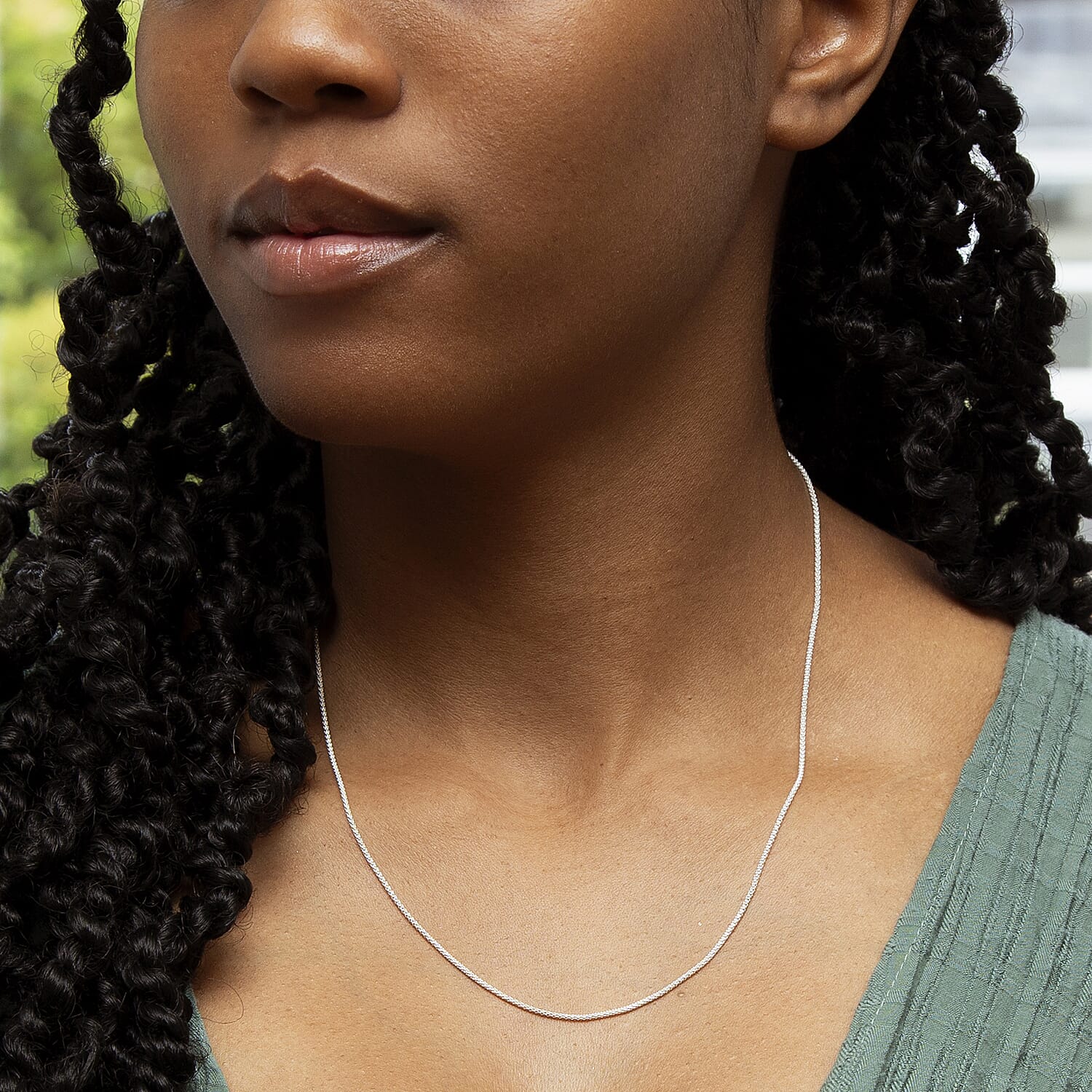 Sterling Silver Chain (Size - 20)