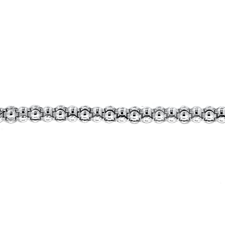 Sterling Silver Popcorn Chain 30 Inch