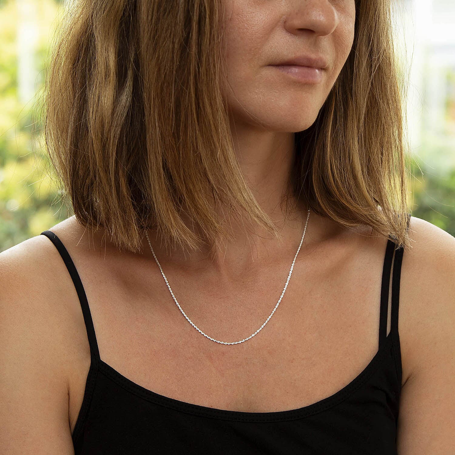 Sterling Silver Chain (Size - 20)