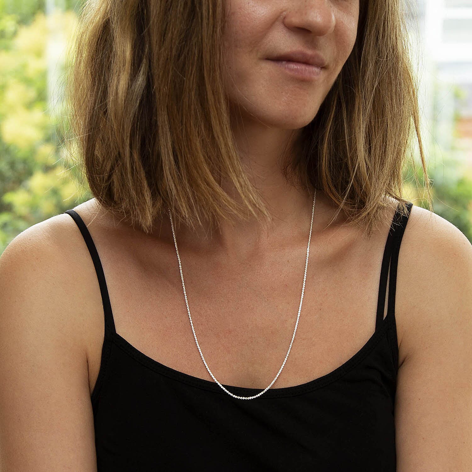 Sterling Silver Chain (Size - 24)