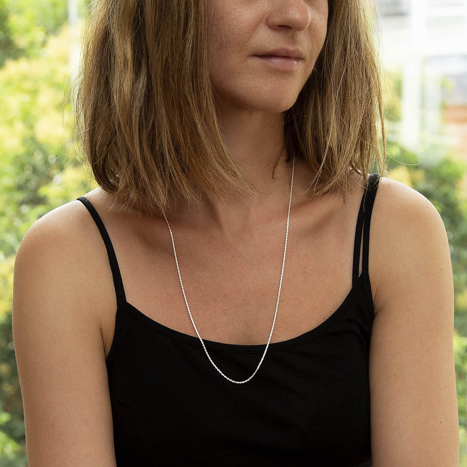 Sterling Silver Chain (Size - 26)