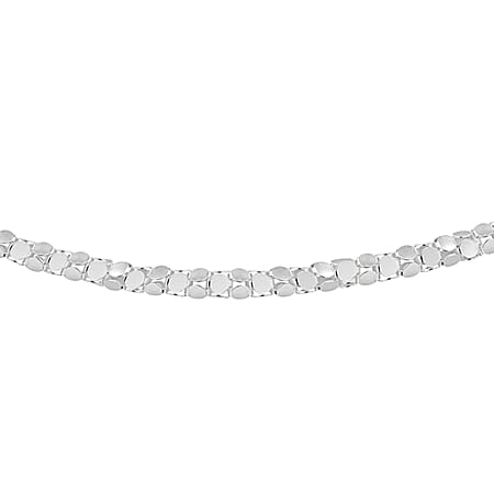Sterling Silver Mirror Popcorn Chain 18 Inch Sterling Silver Mirror Popcorn Chain 18 Inch