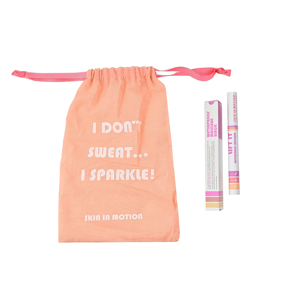 Skin In Motion- Lift It Waterproof Mascara with Lip balm In Fabric Bag
