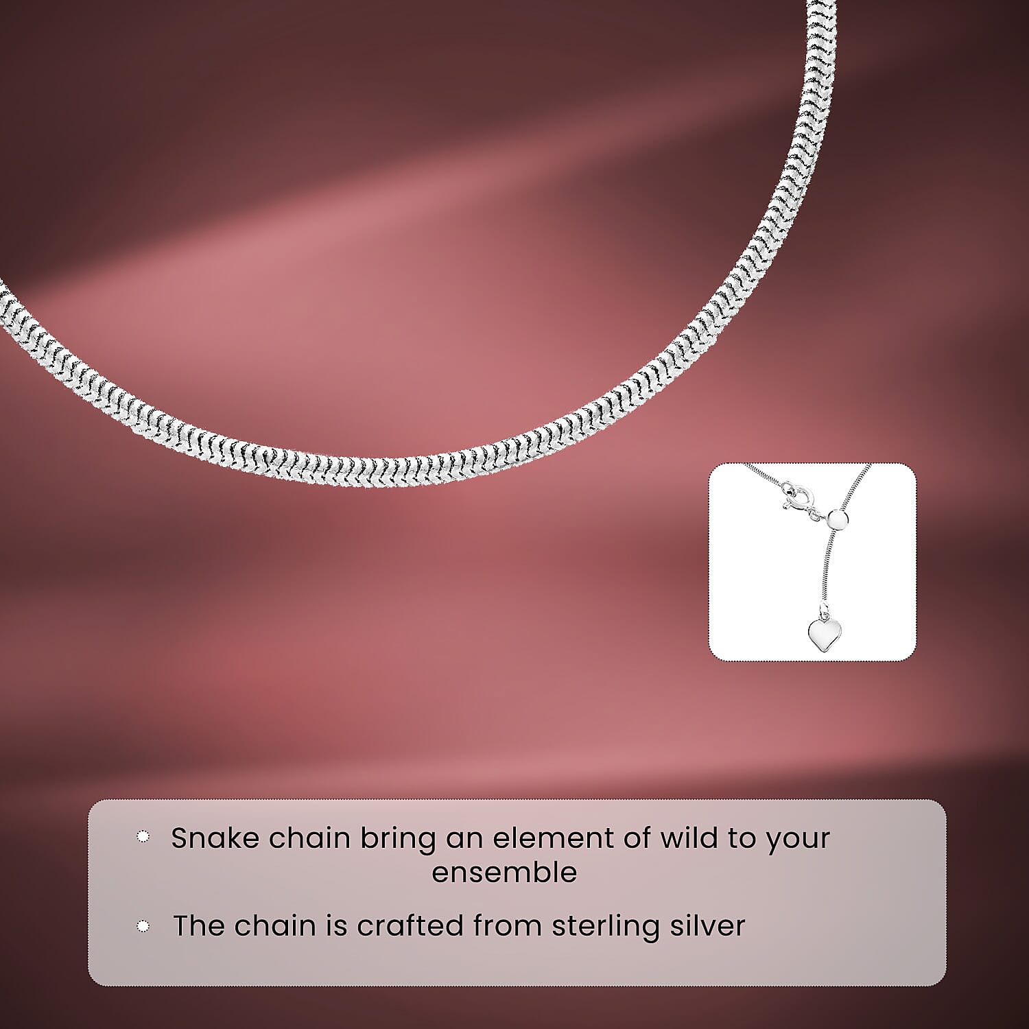 Sterling Silver Chain (Size - 20)
