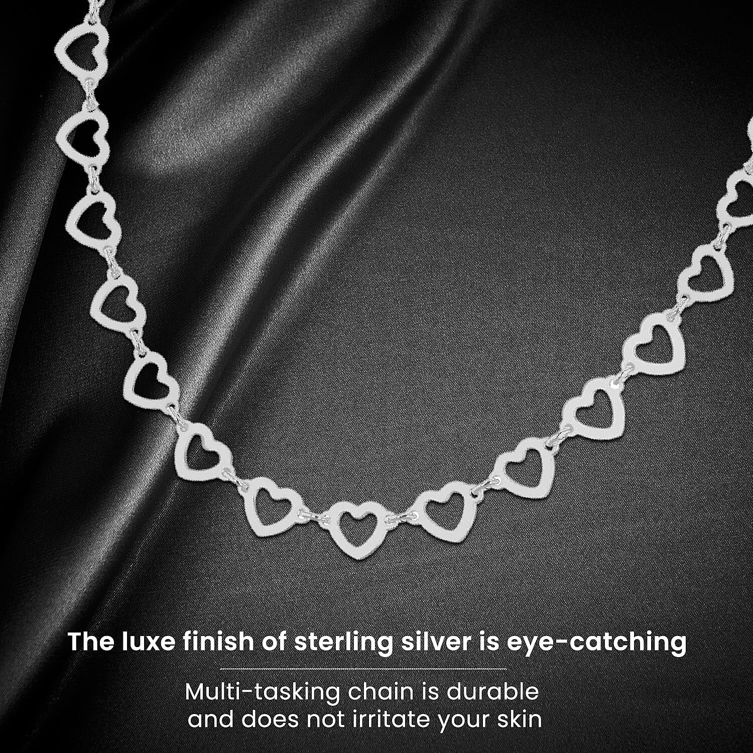 Sterling Silver Chain (Size - 17),  Silver Wt. 5.1 Gms