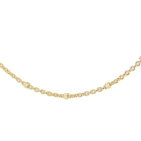 Sterling Silver 1.4mm Ball and Trace Chain 18 Inch