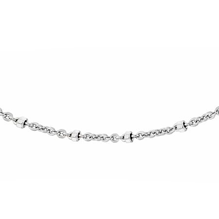 Sterling Silver Cube Trace Chain 16 Inch