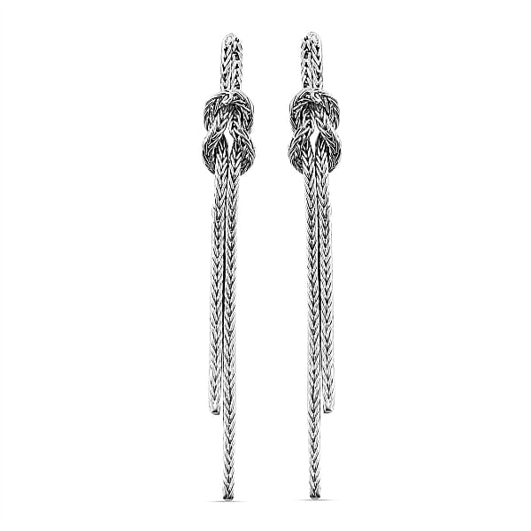 Royal Bali Collection Sterling Silver Tassel Earrings 7619561 TJC