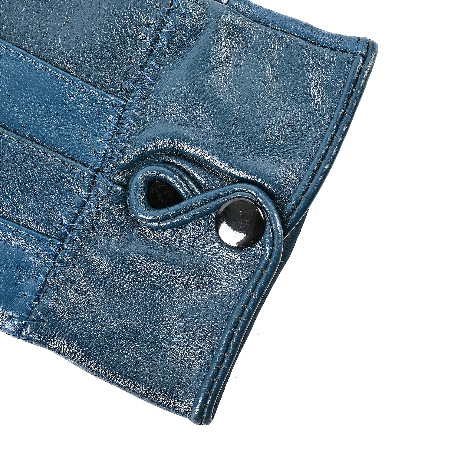 Luxurious 100% Sheep Leather 5-Finger Gloves- Brown