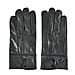 Luxurious 100% Leather & Faux Fur Lining Gloves - Red