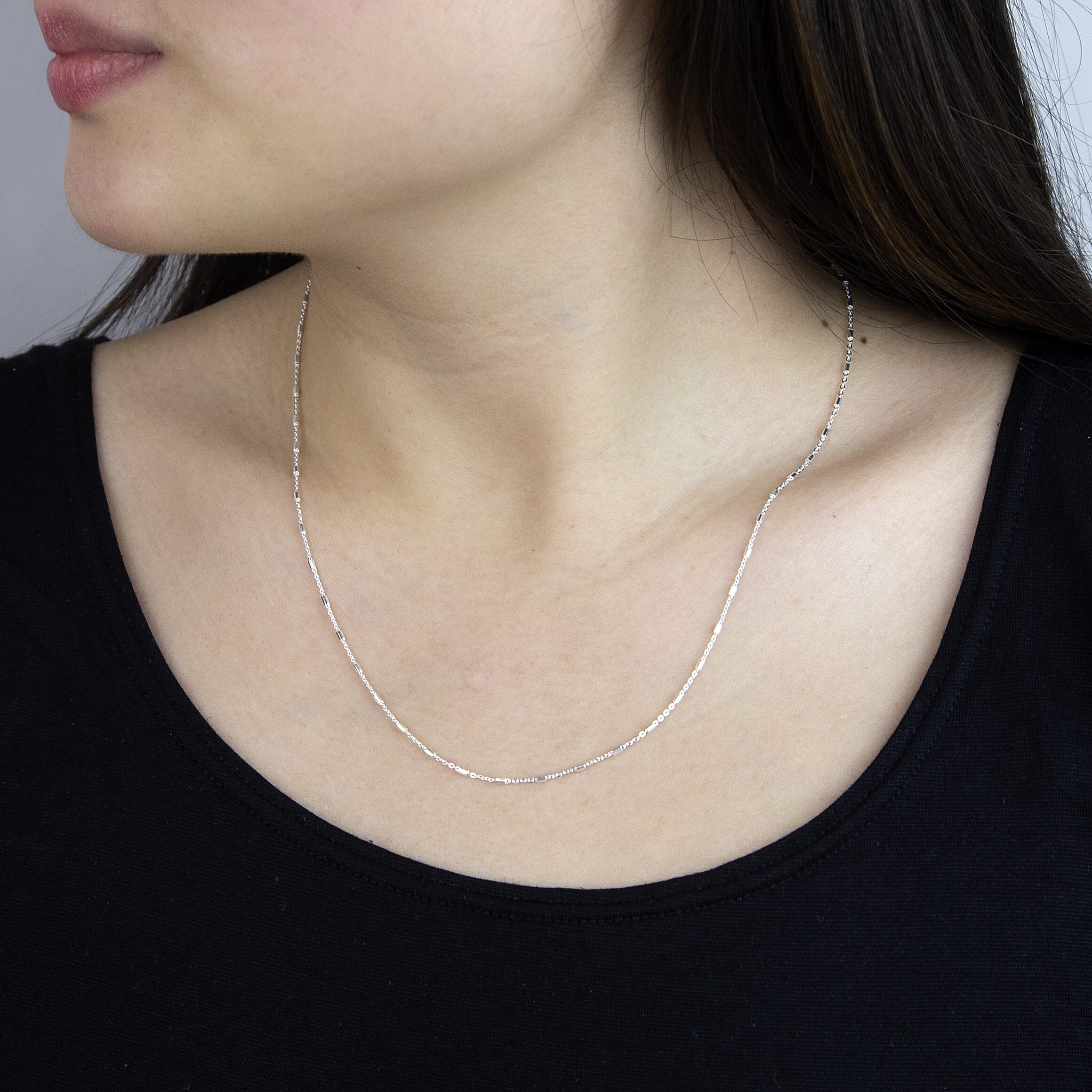 Sterling Silver Chain (Size - 18)