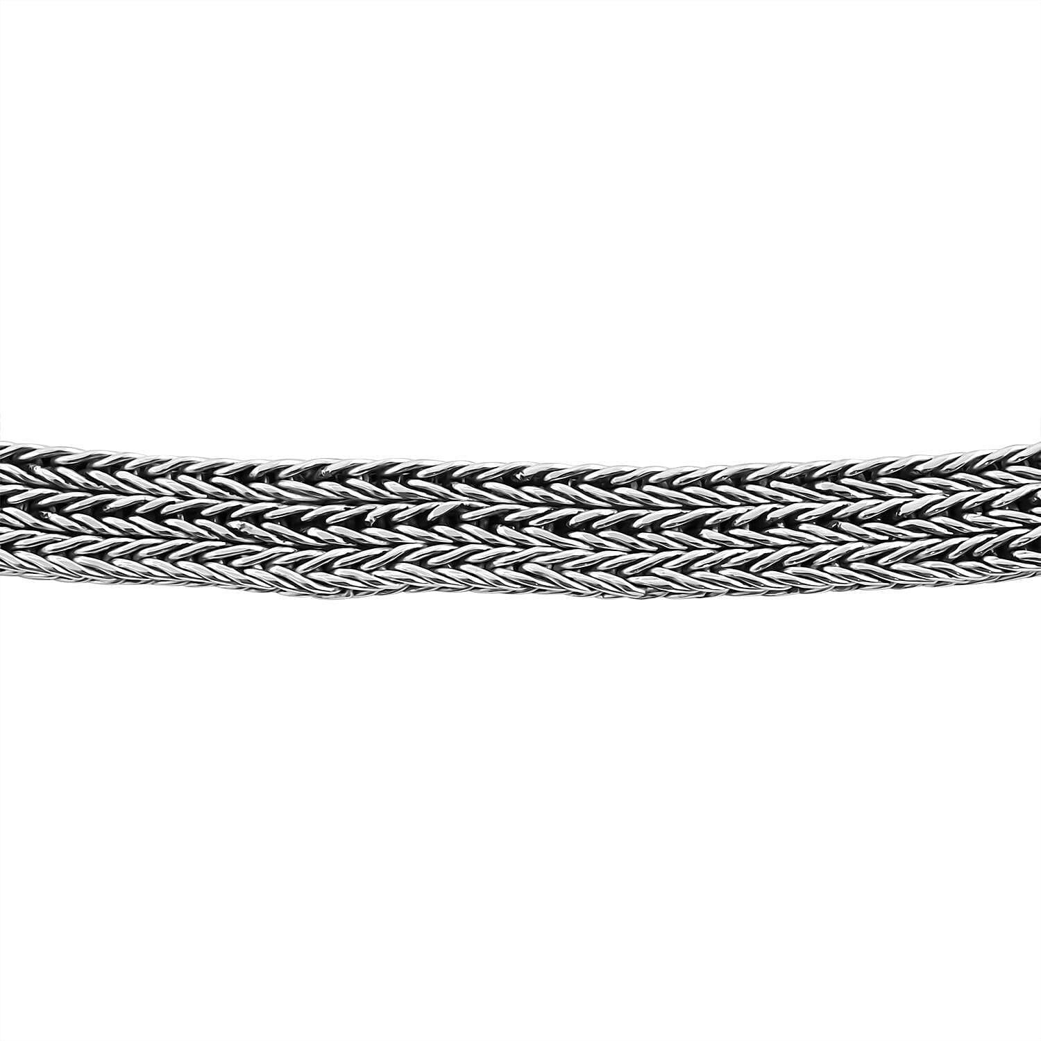 Royal Bali Collection - Sterling Silver Tulang Naga Necklace (Size - 18), Silver Wt. 55.35 Gms