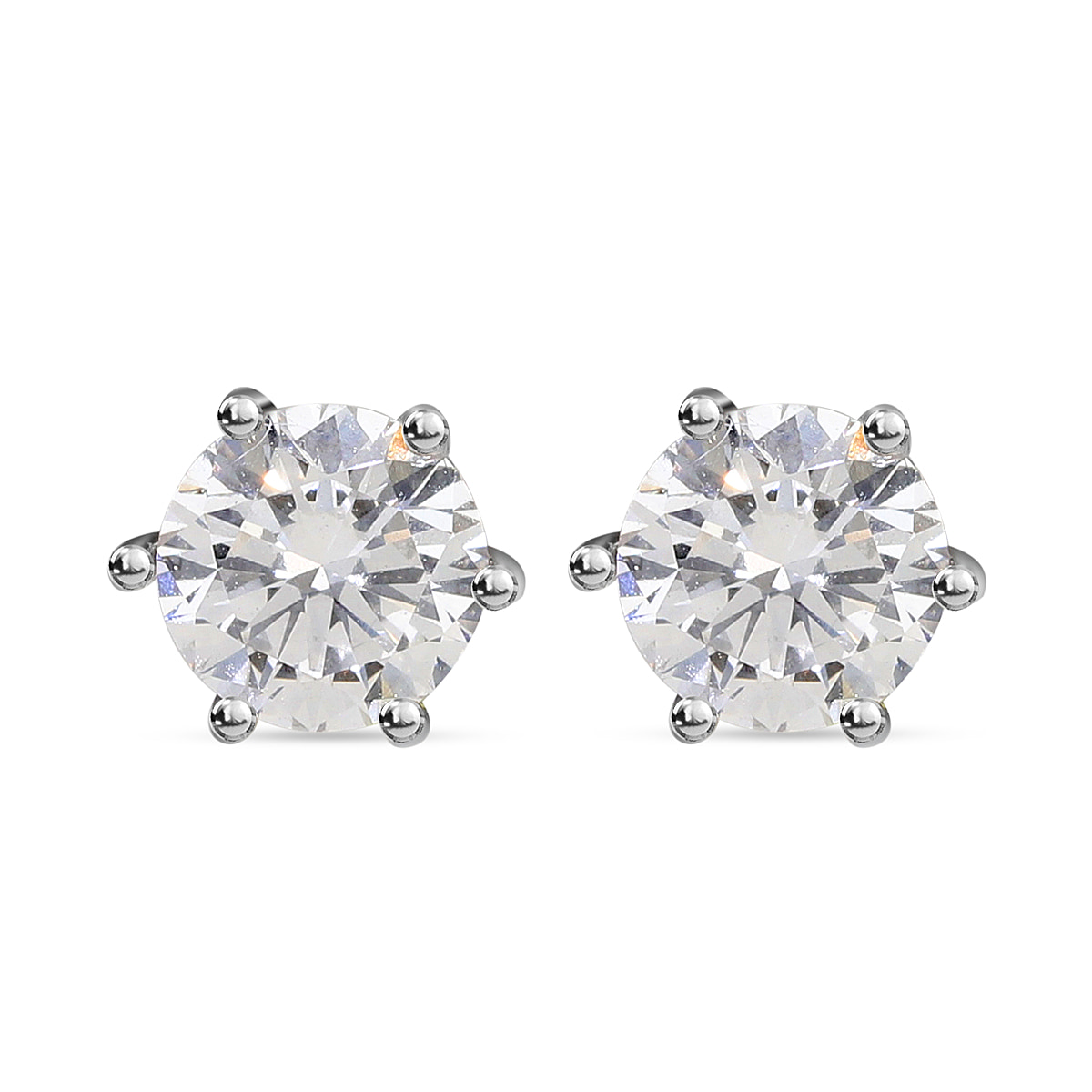 TJC Launch Luxuriant Diamond -14K W Gold IGI Certified Lab Grown Diamond  (SI-G-H) Earrings 1.03 Ct