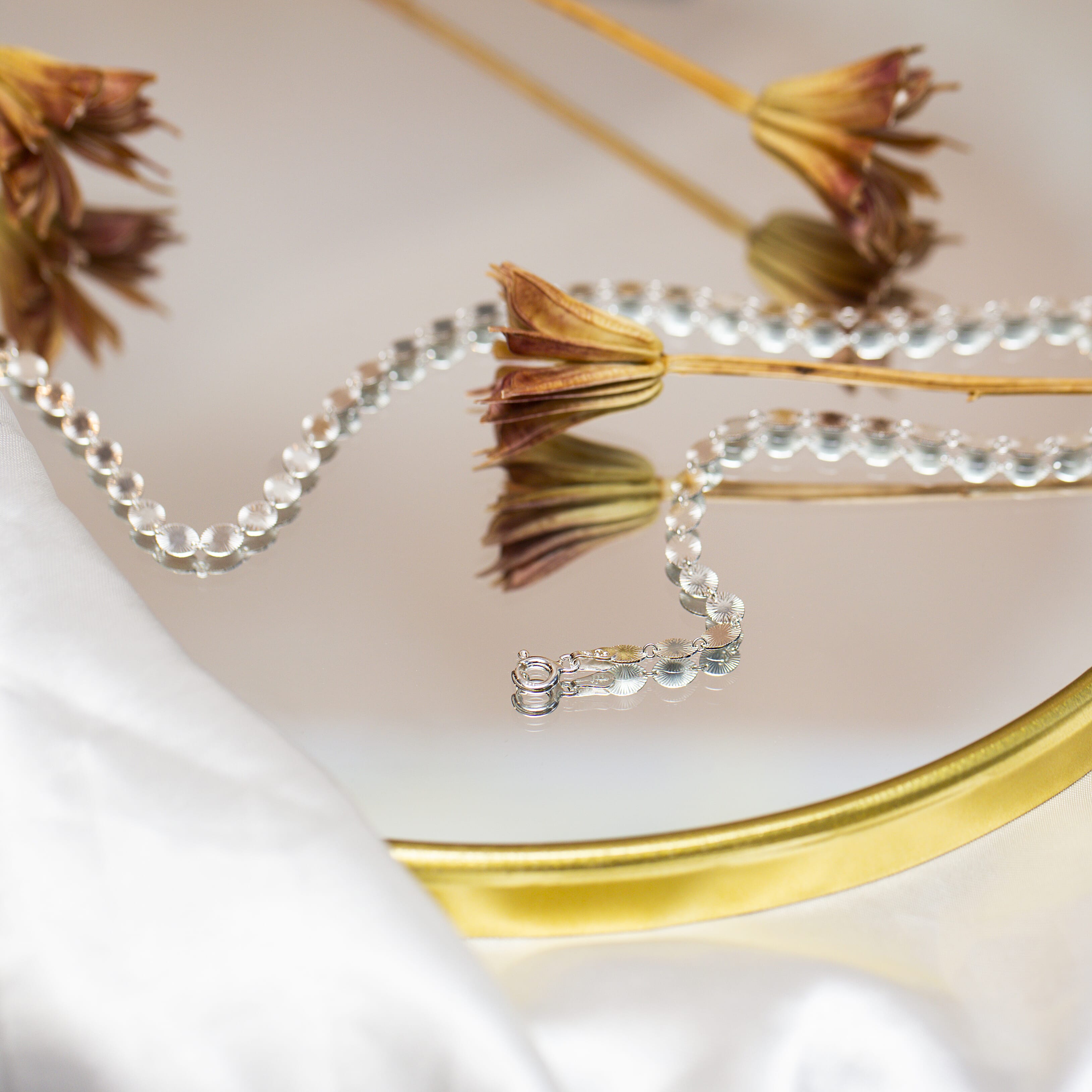 Sterling Silver Chain (Size - 16),  Silver Wt. 5.6 Gms