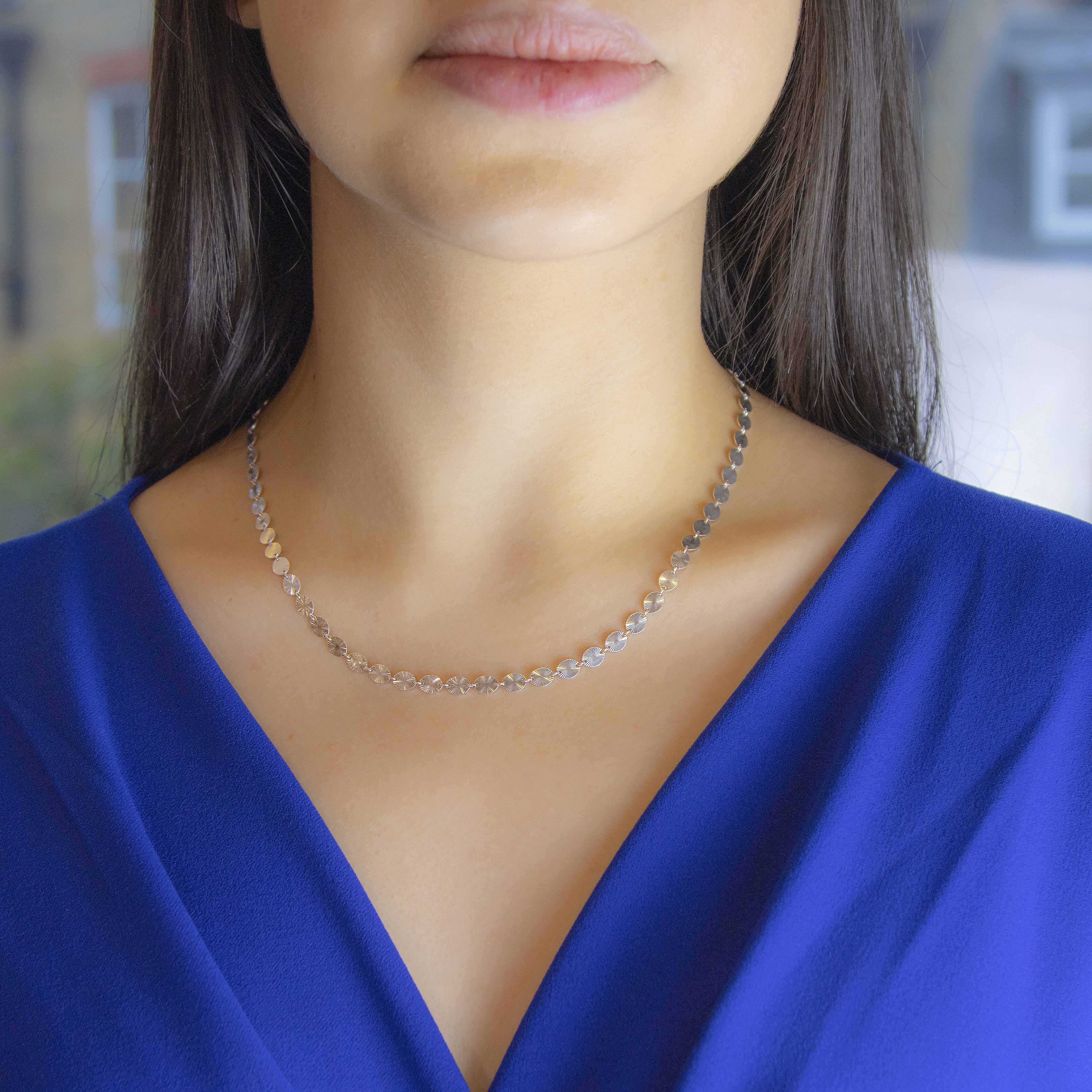 Sterling Silver Chain (Size - 18),  Silver Wt. 6.3 Gms