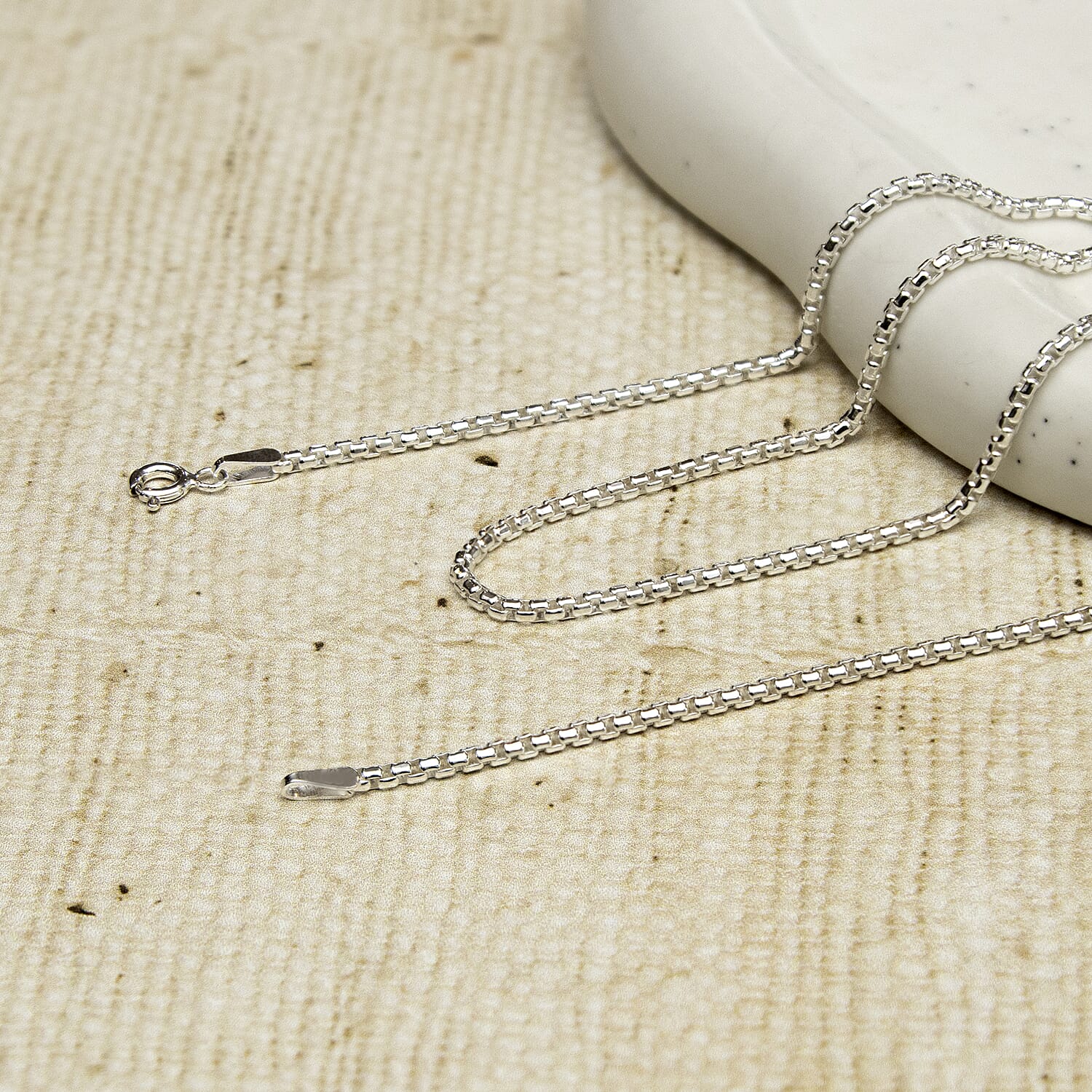 Sterling Silver Chain (Size - 20),  Silver Wt. 7.4 Gms